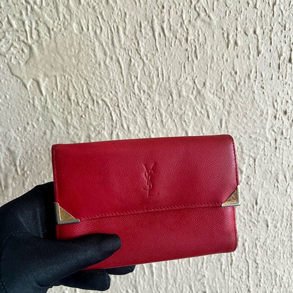 Yves Saint Laurent Trifold Wallet - Picture 1 of 11